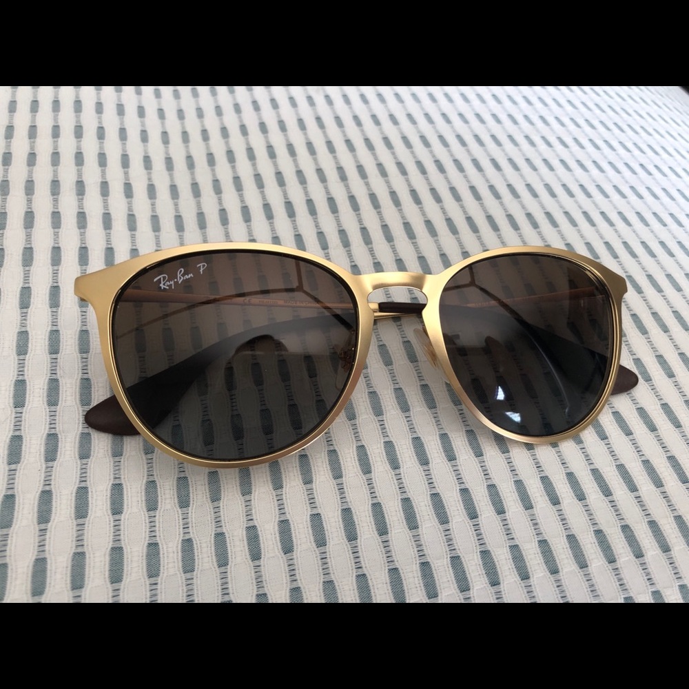 Ray-Ban Gold Erika Sunglasses